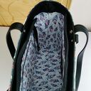 Torebka shopper na ramię z kosmetyczką i portfelikiem - muszle