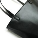 Shopper Bucket czarny na ramię - torebka damska A4 handmade