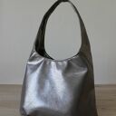 Torba Hobo - sepia z perłowym połyskiem