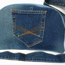 Torebka z recyklingu jeansu - patchwork na ramię handmade