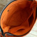 Torba hobo na ramię w kropki z kieszenią - ręcznie szyta