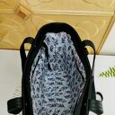 Kwiatowa torebka shopper handmade z kosmetyczką i portfelikiem