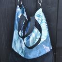 Torba hobo XXL - Tajemniczy Ogród na ramię
