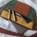 Damska nerko-torebka na ramię - saszetka cross handmade do pracy i na rower