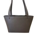 Skórzana torebka na ramię, czekoladowa