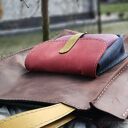 Kolorowa torba skórzana