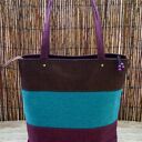 Torba na ramię Happy Art - pojemny shopper do codziennych wyjść