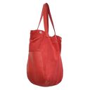 24-0008 Czerwona torebka damska worek / torba na studia SWALLOW