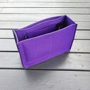 Organizer z filcu - FIOLETOWY wkład do torebki