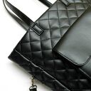 Shopper Bag pikowany - czarny
