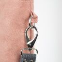 Duża torba brudny róż z grafitem