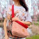 Mini torebka w odcieniach Brzoskwiniowych Pasadena