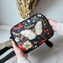 Torebka Box Prostokątny Motyl Na Czarnym Tle