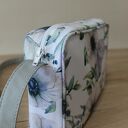 Single Bag - motyl na kwiatach - torebka na ramię handmade