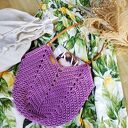 Torba z wodoodpornego sznurka poliestrowego idealna na jesień - "Tulip Bag"