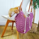 Torba z wodoodpornego sznurka poliestrowego idealna na jesień - "Tulip Bag"