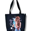 Torba shopper wodoodporna duża na ramię damska torebka shopperka Mama