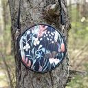 Round Bag Jesienna Łąka - torebka na ramię handmade