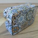 Handmade torebka na ramię Single Bag - beżowe heksagony