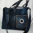 Torba z Granatowego Jeansu