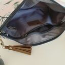 Torebka MINI wodoodporna - Pastelove Liście - NA ZAMÓWIENIE