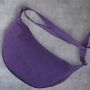 torebka crossbody półksiężyc patchwork