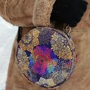 Round Bag Jesienna Łąka - torebka na ramię handmade