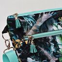 Torebka listonoszka wodoodporna, torba na ramię, mała torebka przez ramię, kobieca torebka pióra