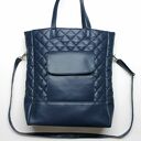 Shopper Bag pikowany - granat