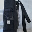 upcyklingowa miejska jeansowa torba damska na ramię