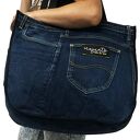 Duża torba na ramię z upcyklingu jeans - Majunto (Lee Cooper 37)