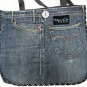 Duża torba jeansowa na ramię Upcykling Levi Strauss - pojemny unikat