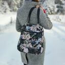 Torebka Listonoszka Bajeczny Ogród na ramię - handmade