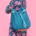 Simply Bag - duża torba worek turkus na ramię