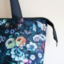 Torebka shopperka z kieszenią NOCNY OGRÓD