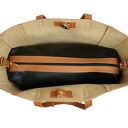 MANZANA duża torba klasyczna 2w1 karmelowa