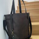 Torba tote XXL - ciemny brąz