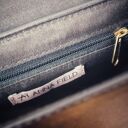 czarna artystyczna torebka z ekoskóry PAISLEY