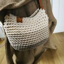 Torba ze sznurka bawełnianego na ramię " Boho Weave BAG"