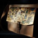 Ręcznie malowana skórzana torba na ramię LAS