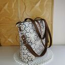 Pojemna torebka shopper handmade z kosmetyczką i portfelikiem