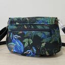 Torebka z klapką pawie - elegancka na ramię (handmade)