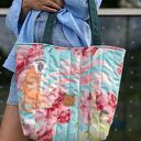 Pikowana torba shopper Kolorowe Małpki