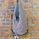 Boogi Bag różowa torba hobo w stylu boho