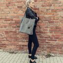 Szara torba Slow Melange