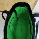 Pojemna torebka shopper na ramię z kosmetyczką i dopinanym portfelikiem