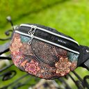 Nerka XL „Paisley Dream” na ramię - miniportfelik gratis (handmade)