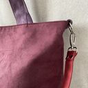 Torba hobo XXL w kolorach oberżyna, bordo i wrzos - ręcznie robiona na ramię