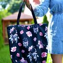 Torba shopper na zakupy wodoodporna torba zakupowa shopperka torba na ramię łapacz snów