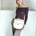 Crosserka beżowa z kominem